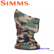 Бафф Simms Neck Gaiter Woodland Camo